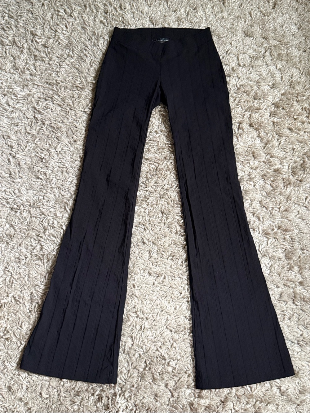 Black Boot Cut Flare Pants